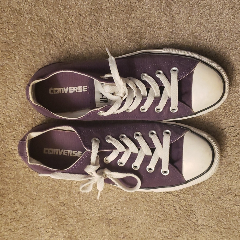 Purple converse size 9